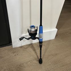 Vara de pescar con el kit de pescar 