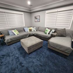 Macys Radley 5 Piece with Corner Piece and Ottoman