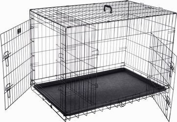 Pet Adobe 2-Door Foldable Dog Crate, 42-in, $60 ( Moving Sale)