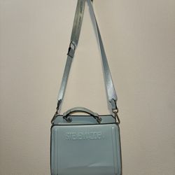 Steven Madden Cornflower Blue Bevelyn Satchel Crossbody Bag