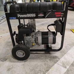 PowerBOSS Generator Briggs & Stratton Engine - 5600 Watts / 8600 Starting Watts Gas powered. 