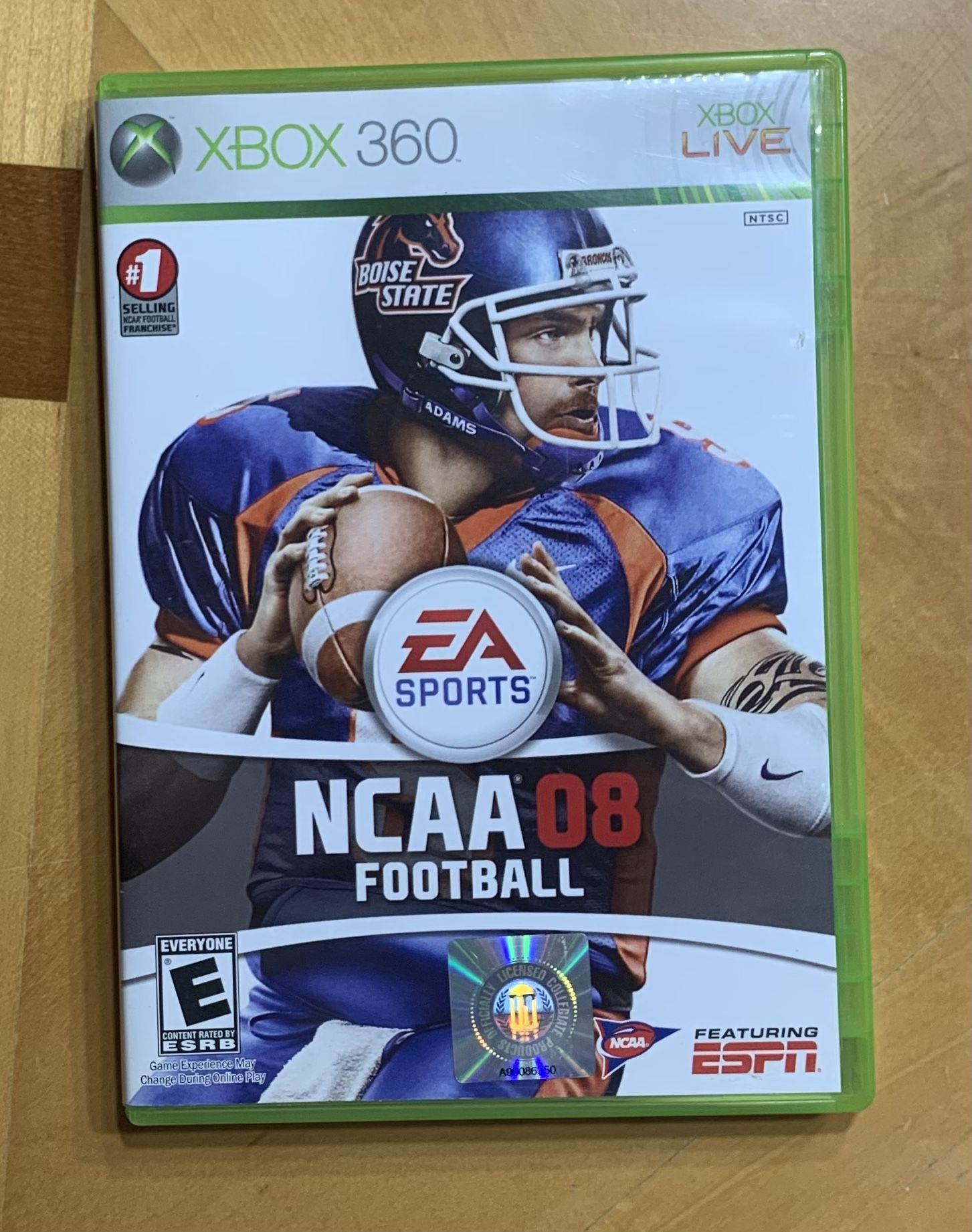 NCAA 08 Football Microsoft Xbox 360 Video Game for Sale in Shelton, CT