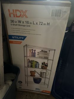 HDX 5 Shelf Storage