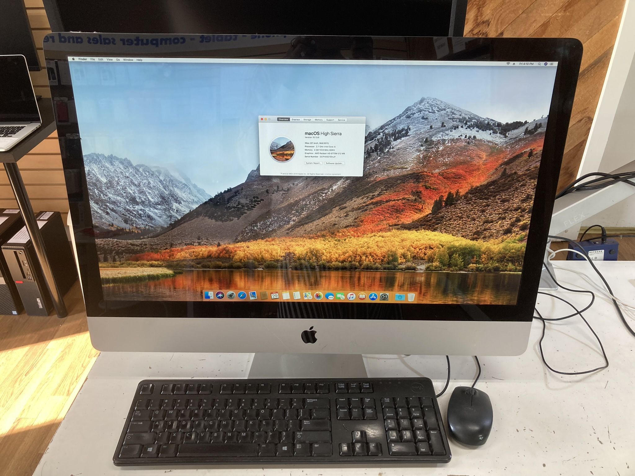 Imac 27 inch Mid 2011 core i5 16GB RAM 128GB SSD - All in one computer