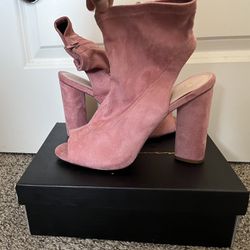 Olivia F, Thick heel, Blush, & Size 11