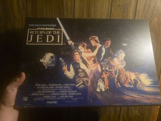 Star Wars Return of the jedi wooden plaque