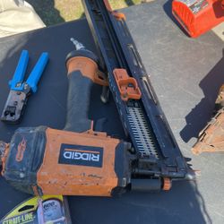 Ridgid Nailer Nail Gun 