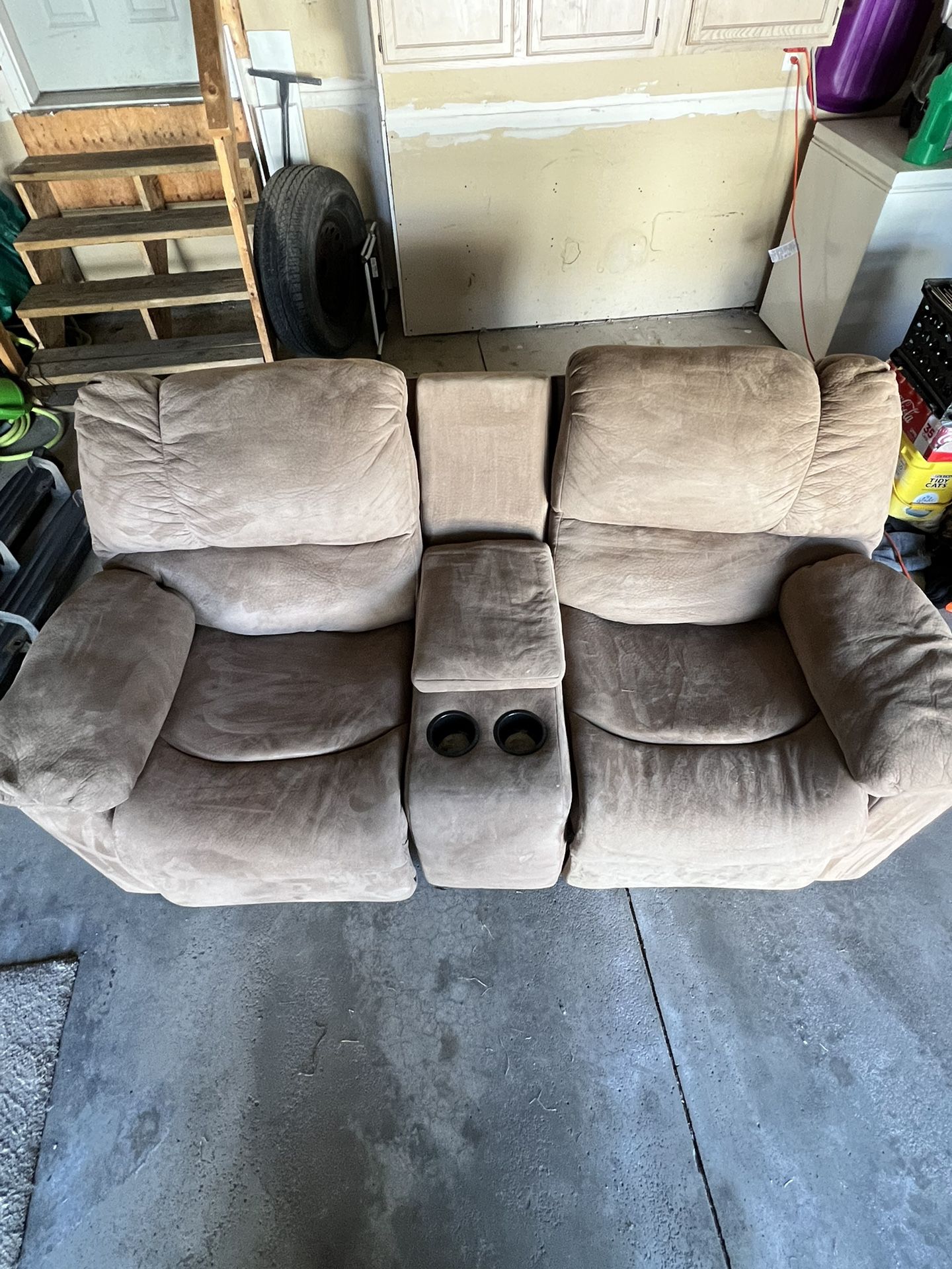 love seat recliner couch (need gone asap) 