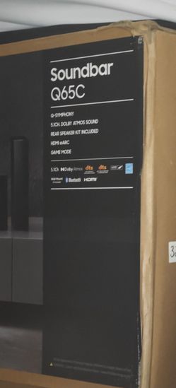 Samsung Q65C 5.1 Dolby Atmos Soundbar + Rear Speakers – Brand New Sealed