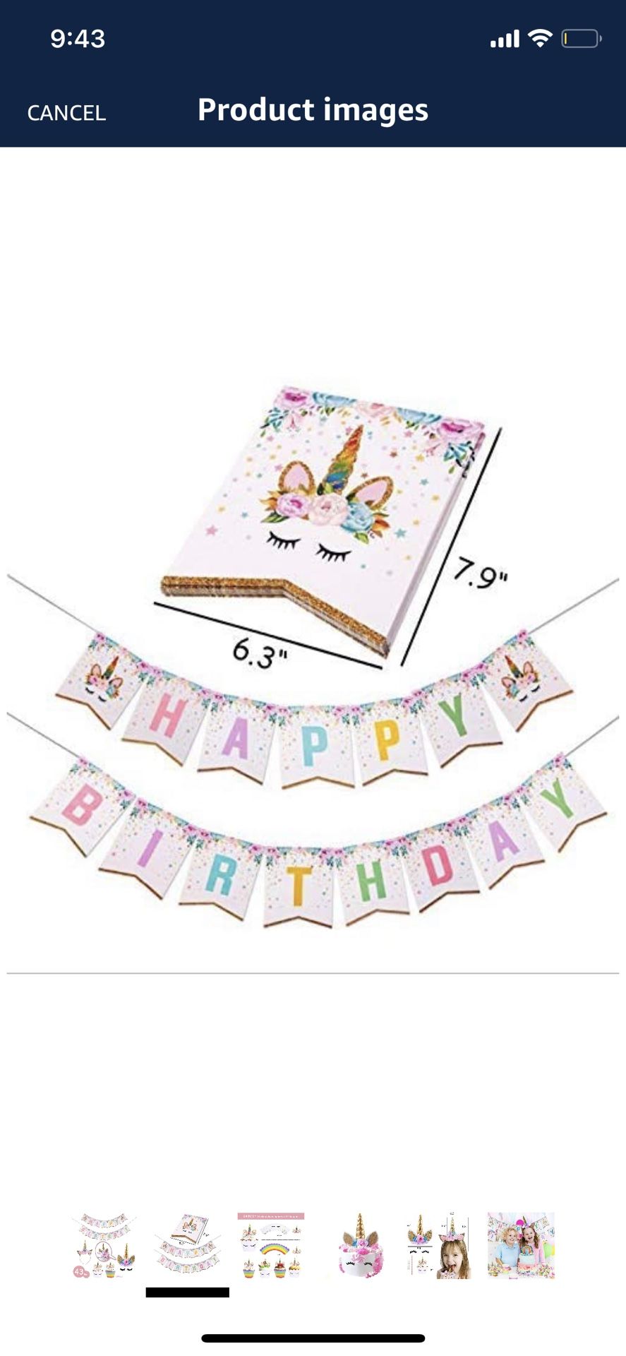 Unicorn Party Decorations