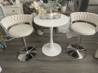 High Table with 2 chairs