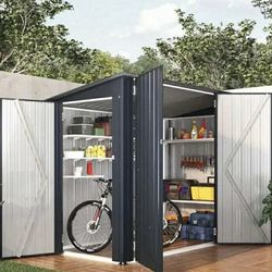 7.5*3 FT- Metal Waterproof Outdoor Storage Shed.