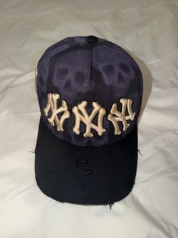 Men's Black and Navy Embroidered Logo Baseball