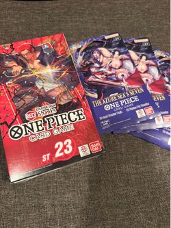 One Piece Starter Deck 23: Shanks and OP 14 sleeve packs