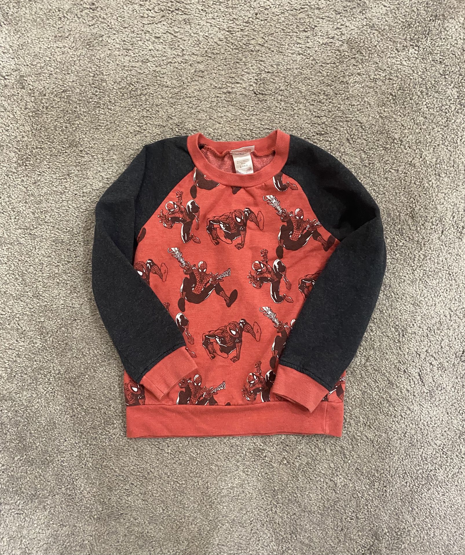 Boys Spiderman Fleece Sweater size 5t