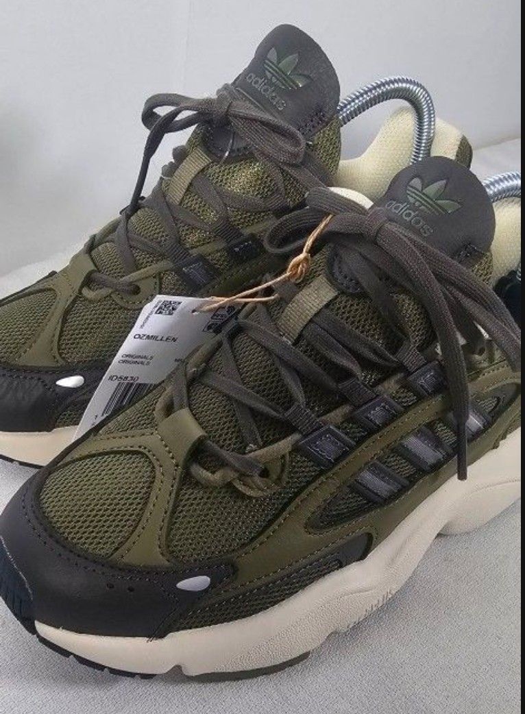 New Ozmillen AdiPlus Green Shoes- Size Men's 5.5