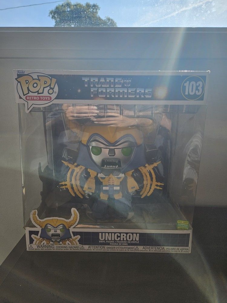 Funko Pop Transformers 10” Unicron #103 2022 Summer Convention Exclusive NIB
