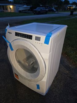 BRAND NEW Whirlpool 7.4 cu ft Stackable Ventless Electric Dryer (White)