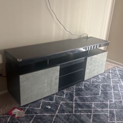 Grey Entertainment Tables Led Lights