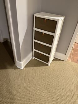 White Drawers