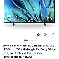 43inche Sony TV