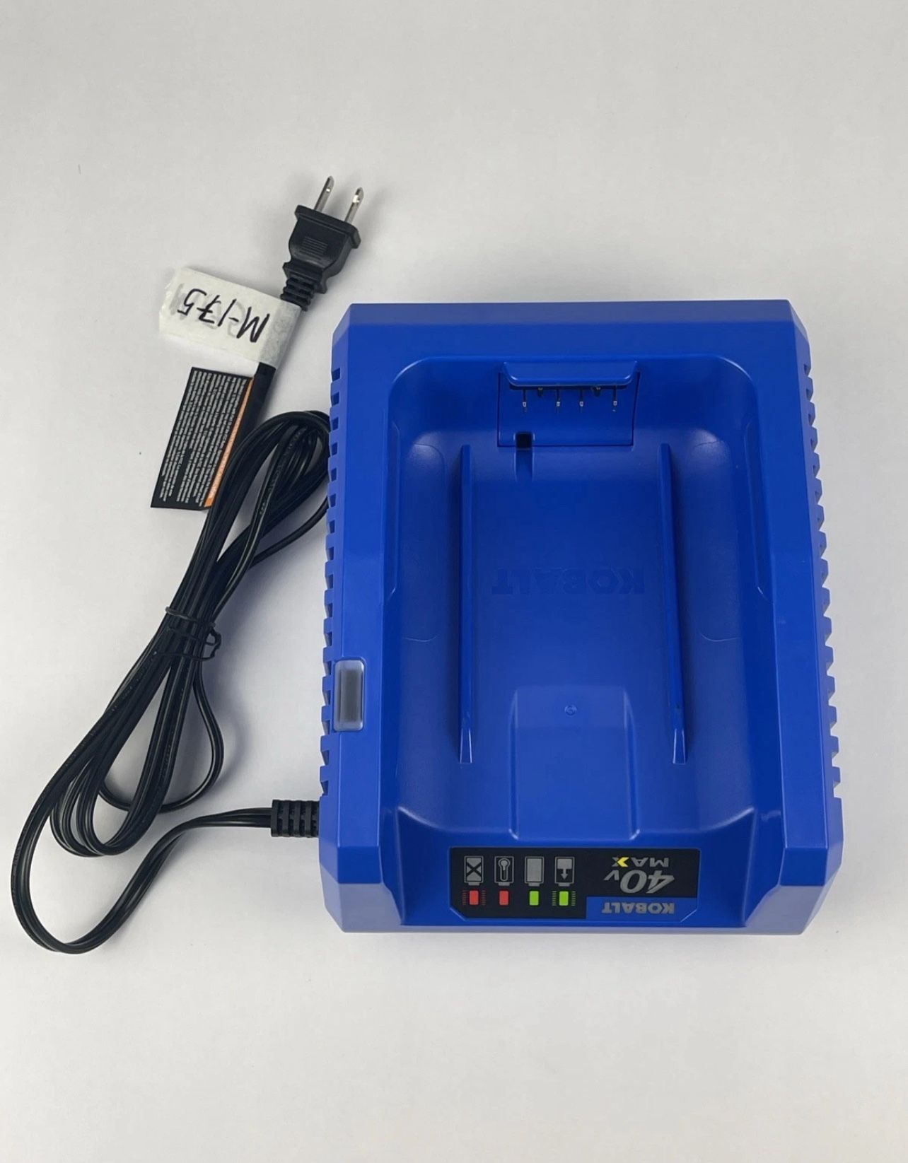 KOBALT 40v Battery Charger 80W MAX FOR 40VOLT BATTERIES Model KRC 840-03 OEM 175