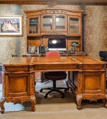 Office Desk And Armoire! Must Go! OBO