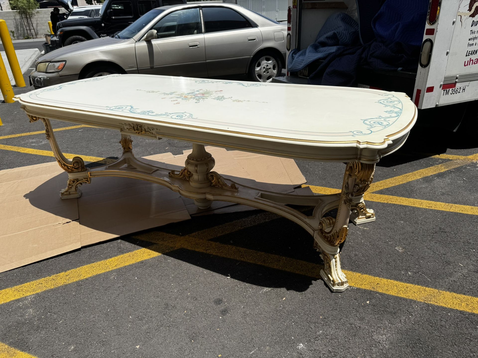 Italian Dining Table With 6 Chairs Italy Rococo Baroque French