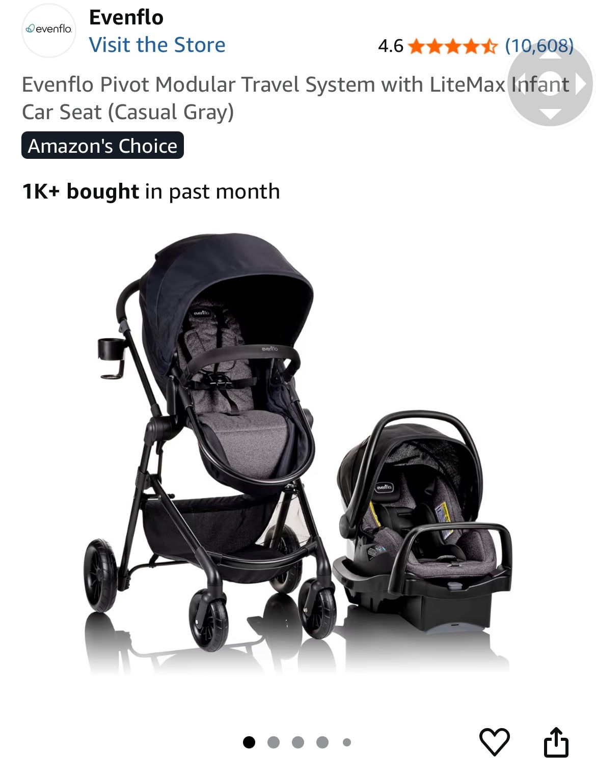 Even Flo Pivot Travel System 