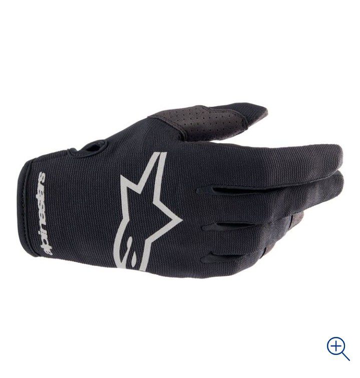 Alpinestar Radar Gloves - XL Black/ Silver 