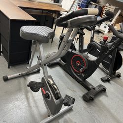 Exerpeutic Upright Folding Bike with Airsoft Seat