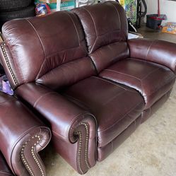 Leather Sofa Set 