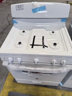 30 in. 4.8 cu. ft. Freestanding Gas Range in White