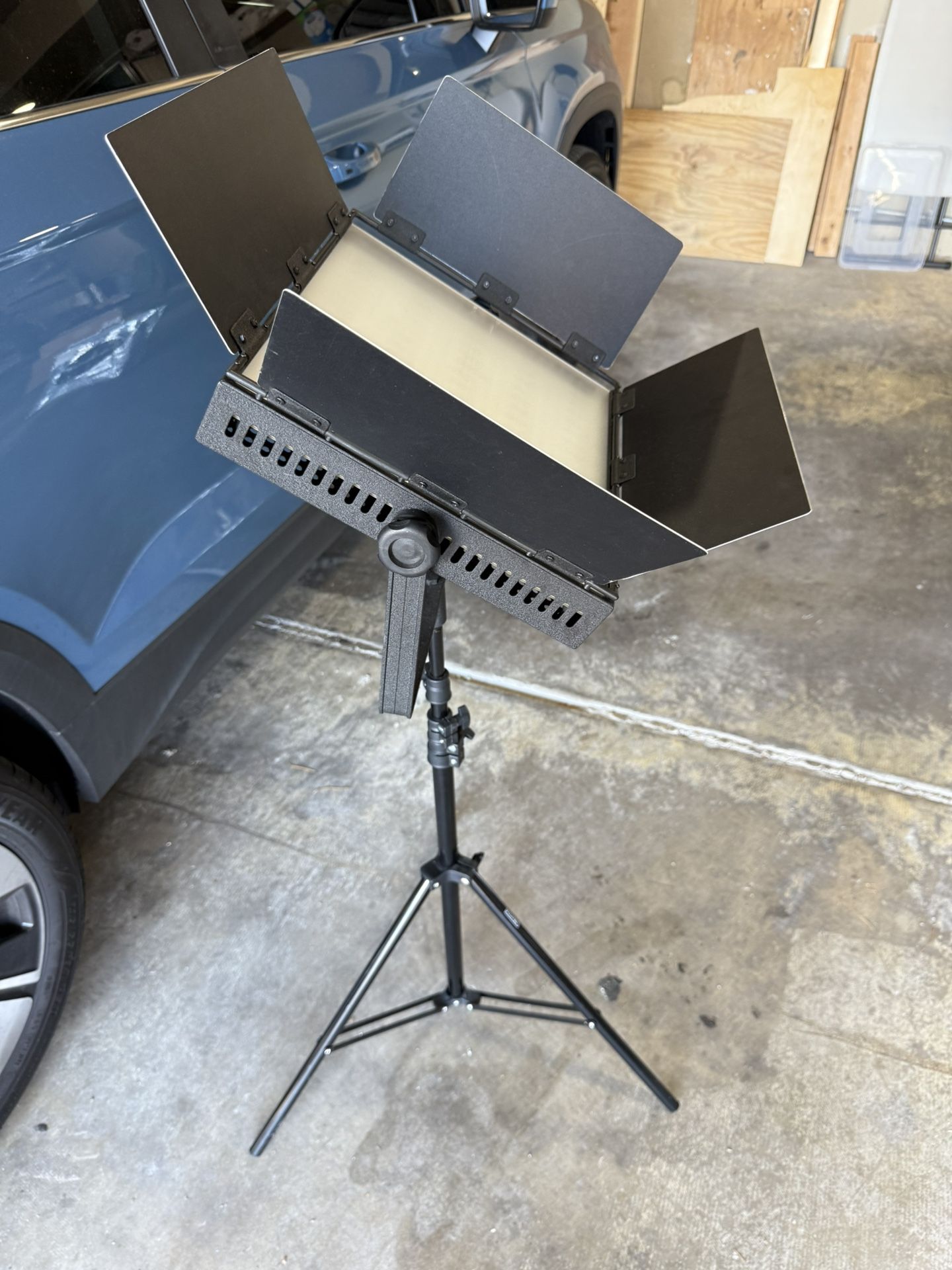 2 pack LED lights with a stand