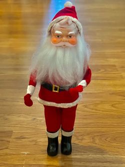 VTG-Mid-Century Modern Kitsch Santa Claus Figurine-Approx. 11" Tall-1960s Dakin Dream Dolls-Japan