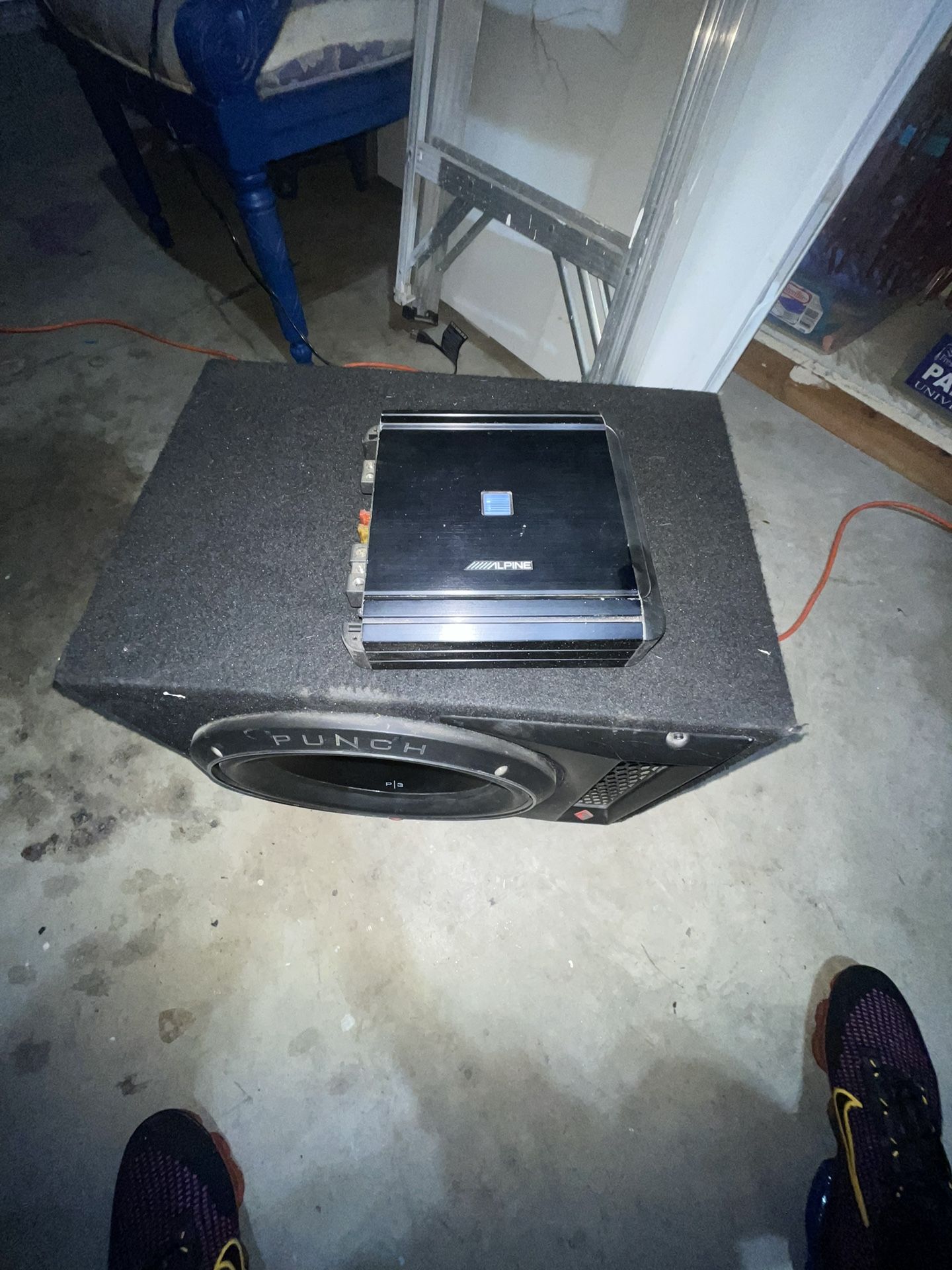 Rockfordfosgate P3 12” & Alpine Amp MRVM500 for Sale in Fresno, CA