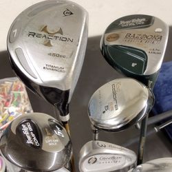 Assorted Golf Clubs 
