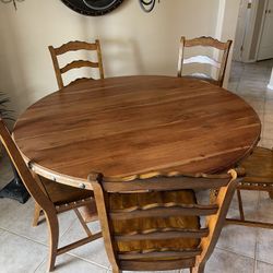 Solid Wood Kitchen Table-Last Chance