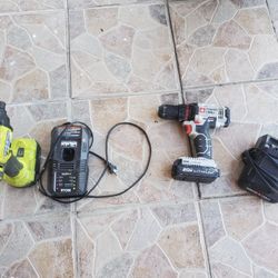 Lot Of 2 Drills Ryobi And Porter Cable