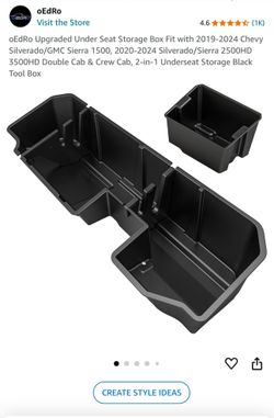 New in  Box Chevy Under bench Storage