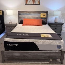 Queen Bed Frame With LED