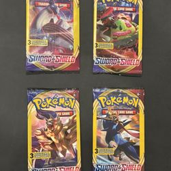 Sword and Shield 3 card Full Art Set