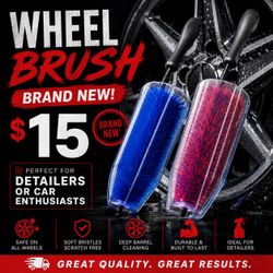 Wheel brush brand new car wash supplies