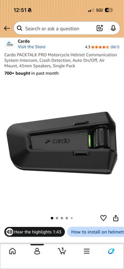 Cardo Pack Talk PRO