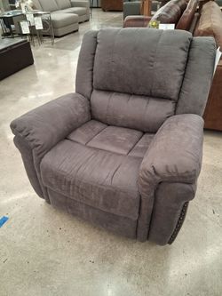 COMFY GRAY GLIDER RECLINER