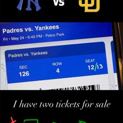 Padres Yankees Tickets 