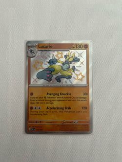 Pokemon Lucario Paldea Shiny 174/91