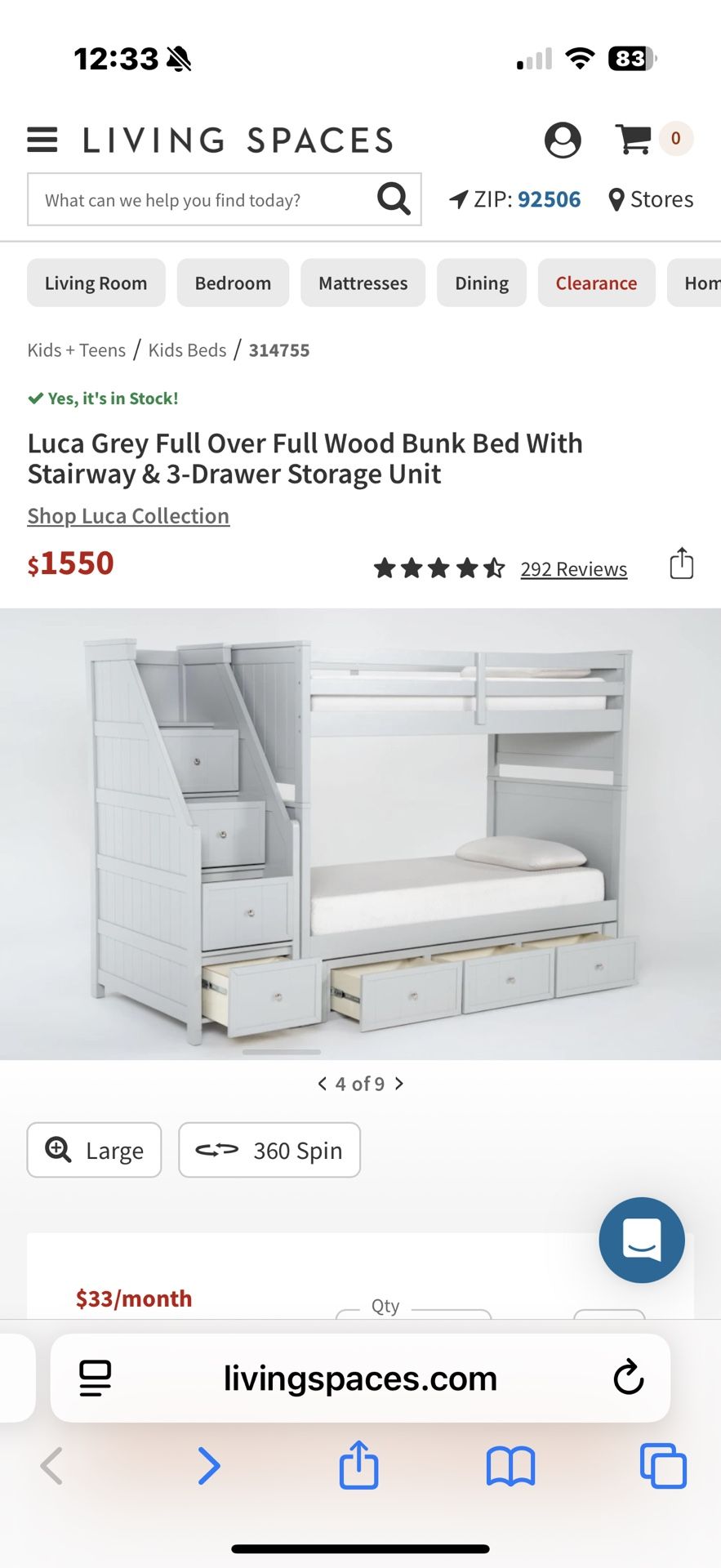 Bunk Bed Stair Dresser Only 