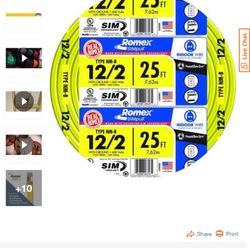 12/2 Romex Wire