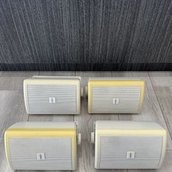 QSC AC-S4T 4.5 inch 2-way Surface-mount Speaker (2 Pairs)